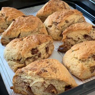 HMで作るチョコレートスコーン